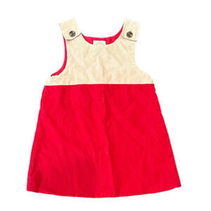 The Beaufort Bonnet red/tan corduroy jumper, size 6